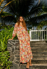ELLA 'pink' cotton maxi dress