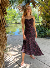 SOPHIA silk slip dress