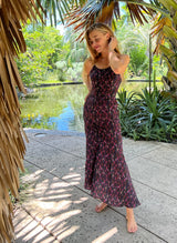 SOPHIA silk slip dress