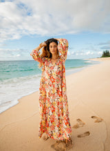 ELLA 'pink' cotton maxi dress