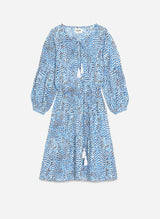 FLORA tiered cotton dress