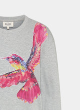 KAIMANA organic cotton hummingbird sweatshirt