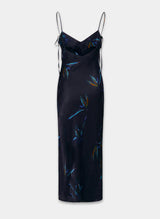 LILIBETH silk slip dress