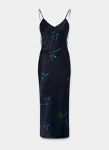 LILIBETH silk slip dress
