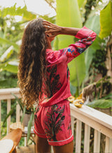 MALU silk pajama set