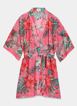 PUANANI cotton-silk kimono