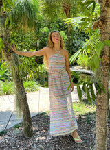 ADELIA cotton neckholder dress