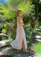 ADELIA cotton neckholder dress
