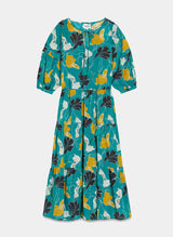 ELLA 'teal' cotton maxi dress