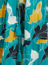 ELLA 'teal' cotton maxi dress