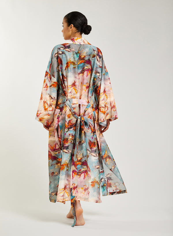 SAFIYA cotton-silk kimono (LIMITED EDITION)