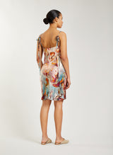 SAYA silk silp dress
