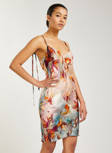 SAYA silk silp dress