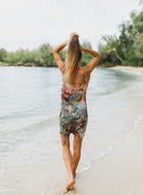 SAYA silk silp dress