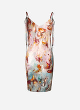 SAYA silk silp dress