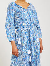 ELLA 'blue' cotton maxi dress