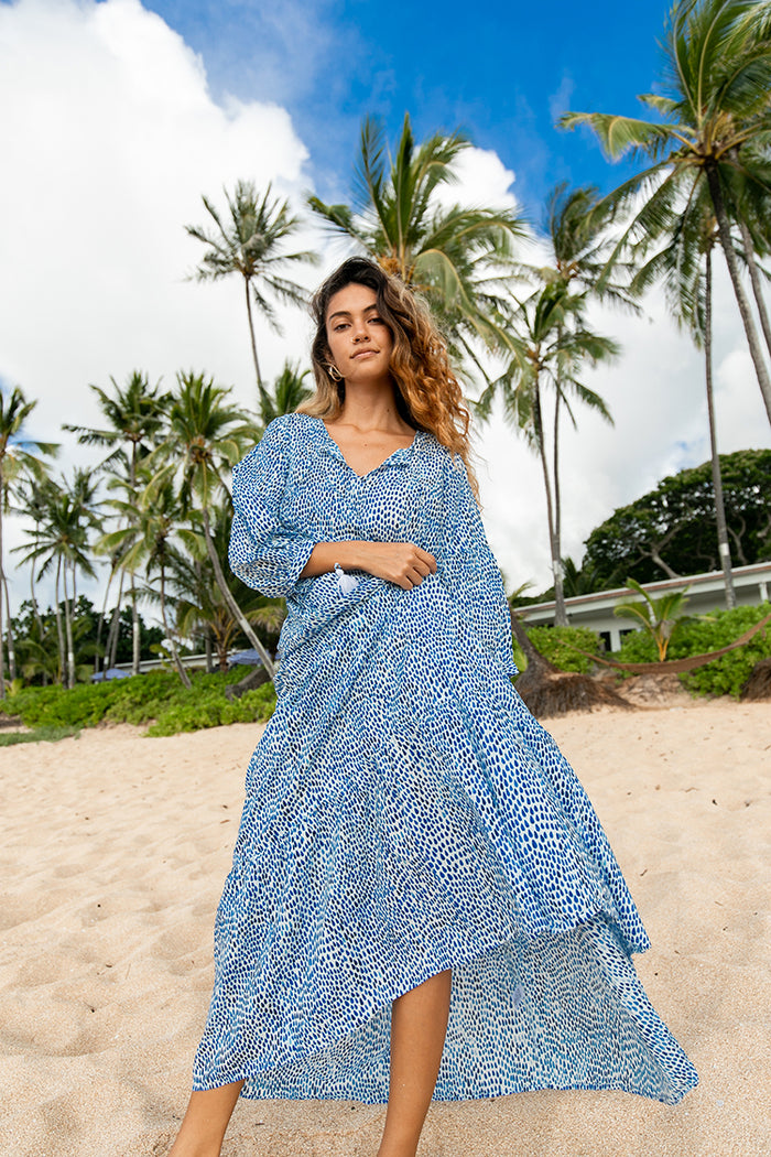 cotter maxi dress Floral maxi dress