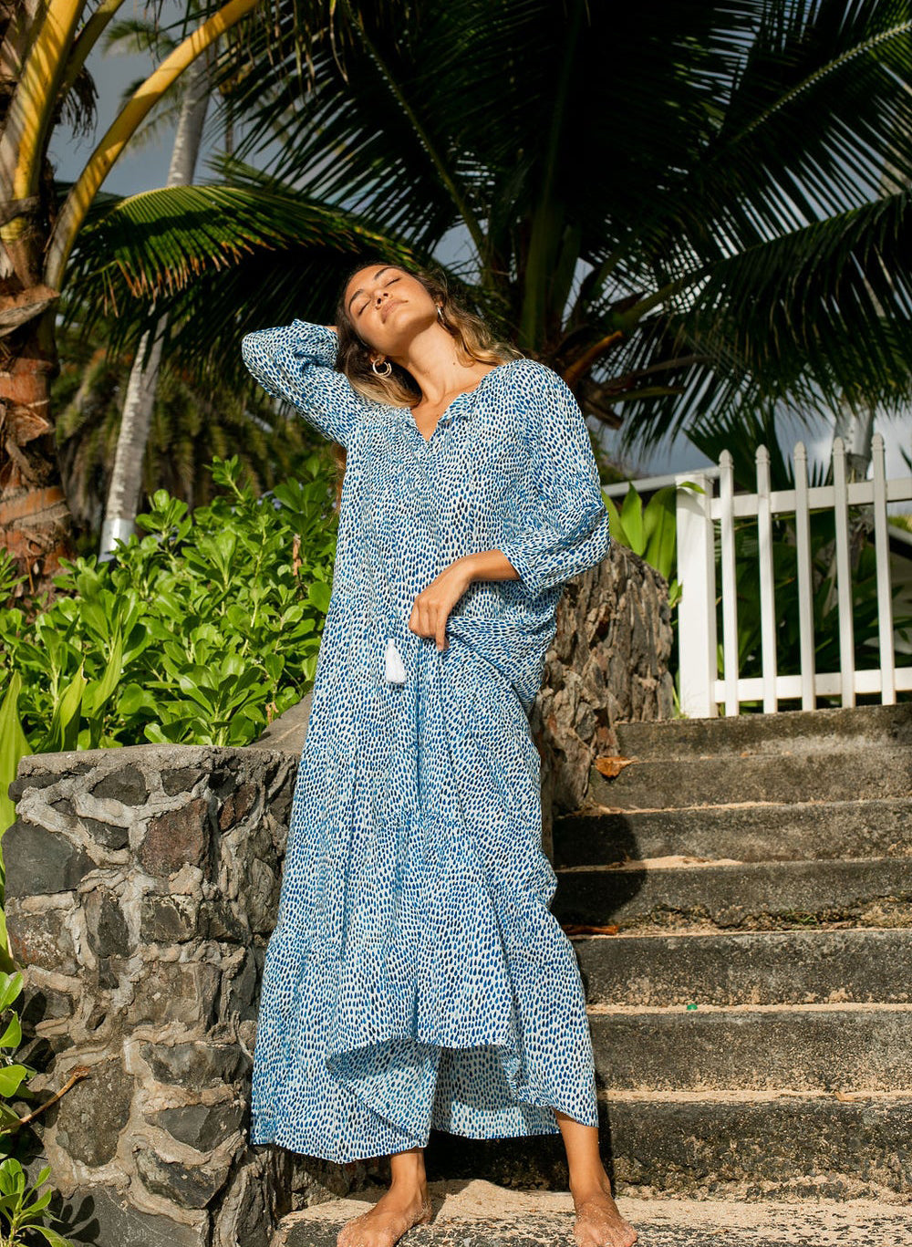 Floral maxi dress
