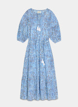 ELLA 'blue' cotton maxi dress