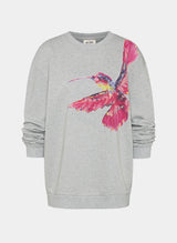 KAIMANA organic cotton hummingbird sweatshirt